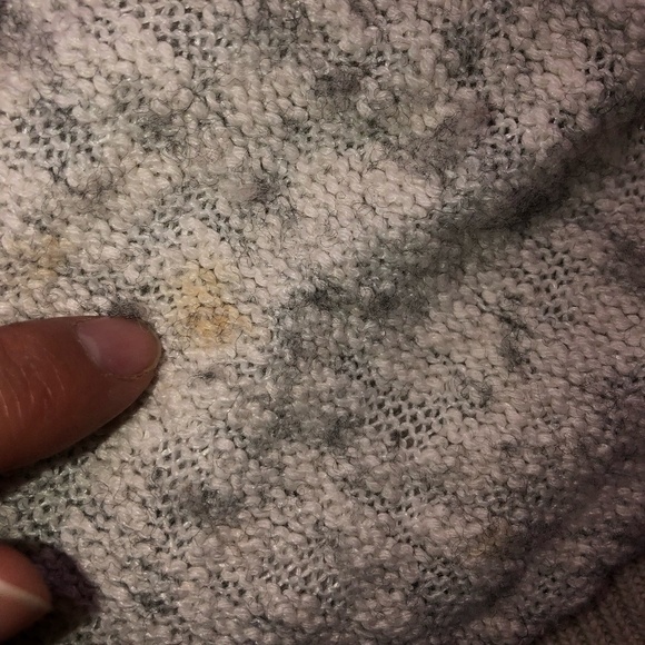 FREE PEOPLE Sweater Womens Oversized XS Beige Grey Moonstone Wool Alpaca - Picture 6 of 13